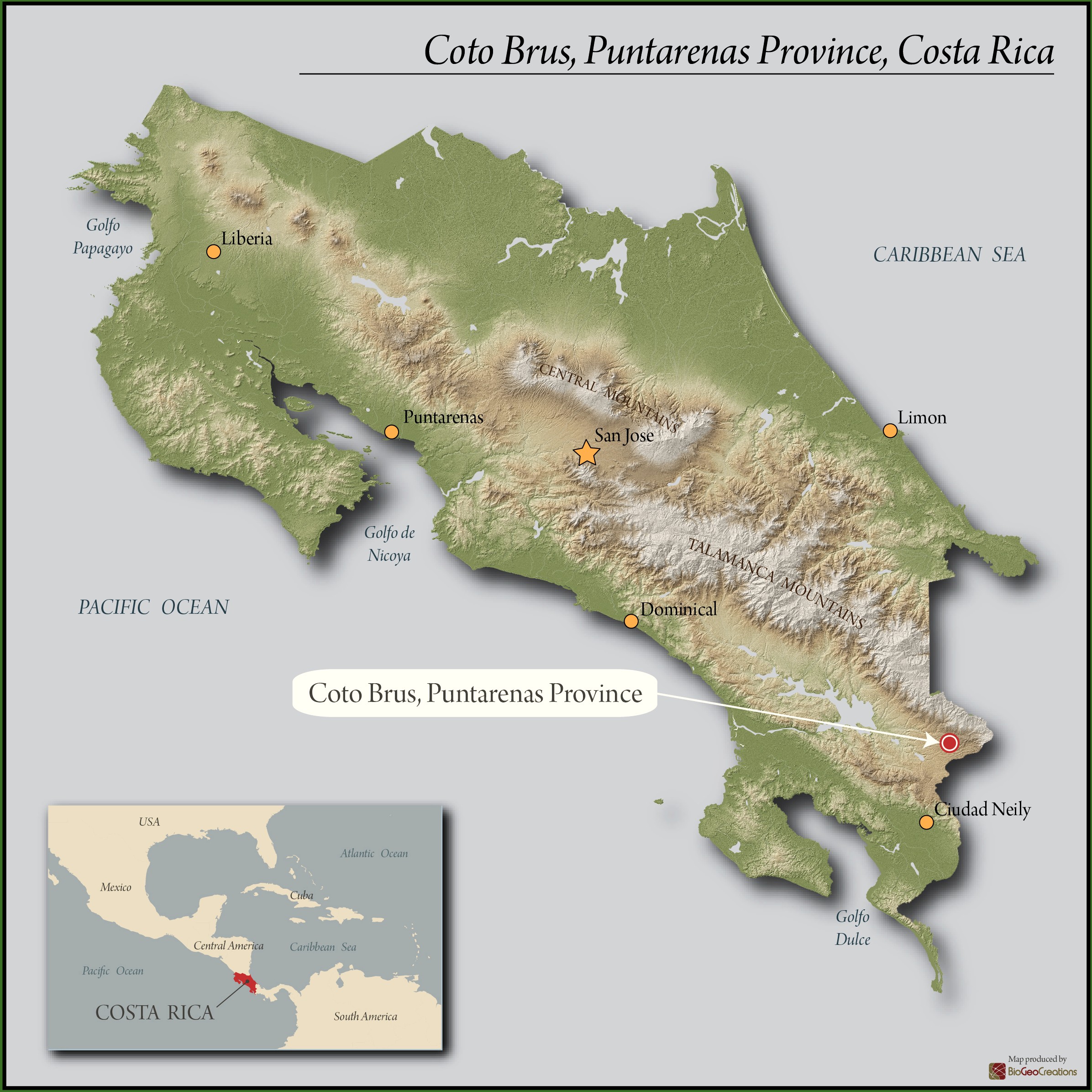 Costa Rica Coto Brus SHB EP 