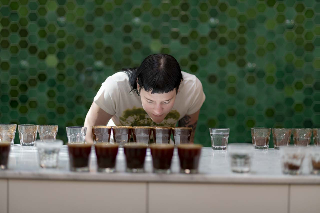 coffee cupping