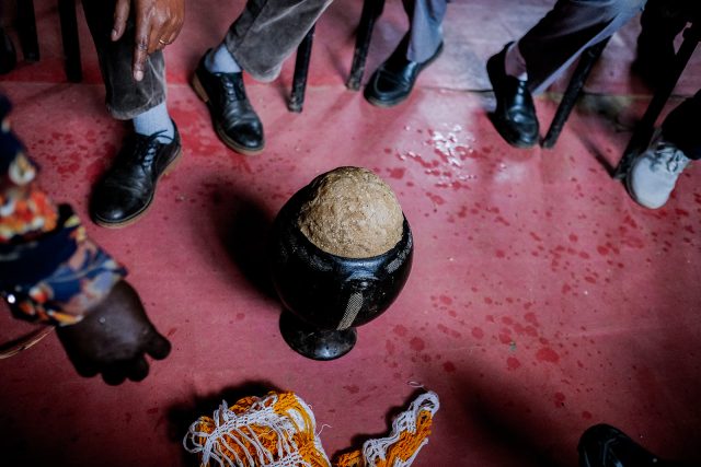 Fermented Ensete shared at coop