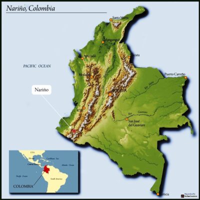 COLOMBIA ORGANIC NARINO HUELLAS DE ENCANTO WOMENS COFFEE 