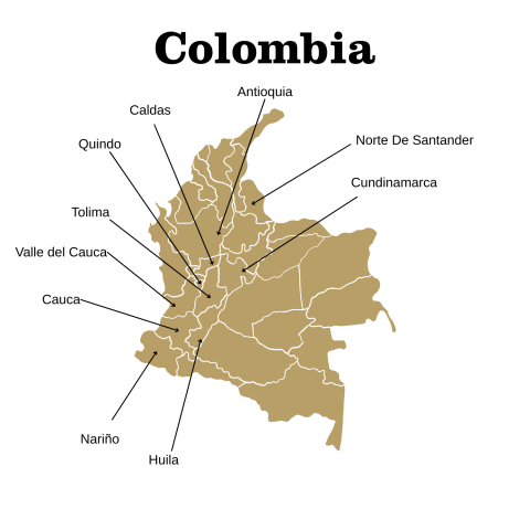colombia map