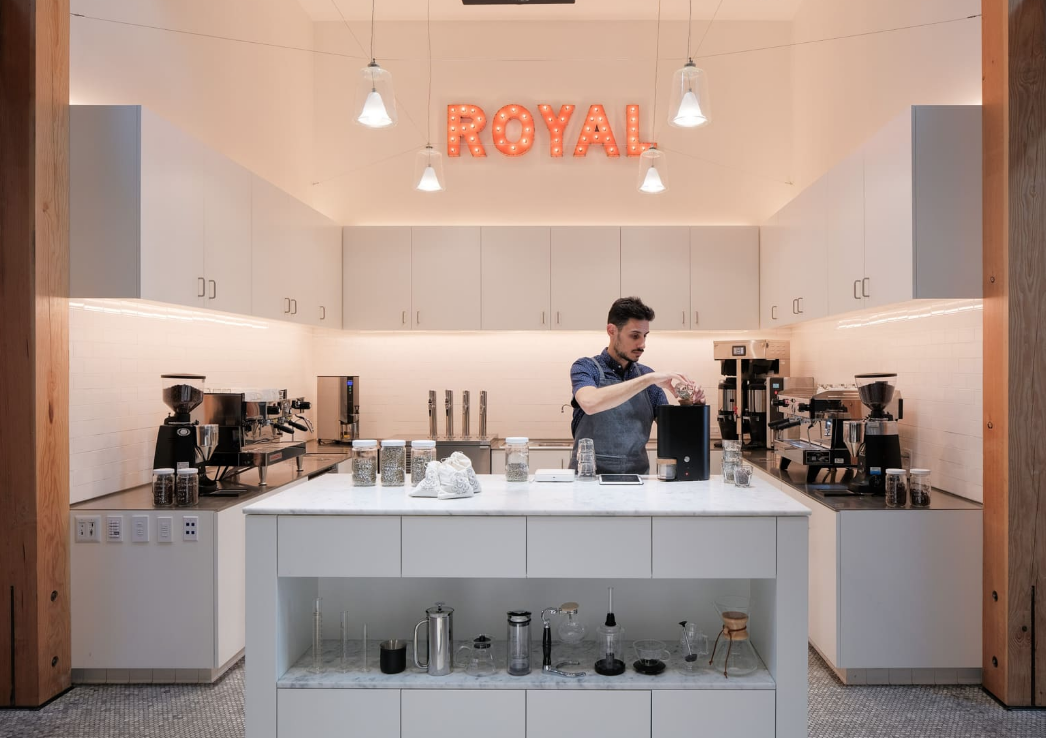 Richard hard at work in the Brew Lab